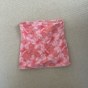 Hollister Pink Floral Tube Top